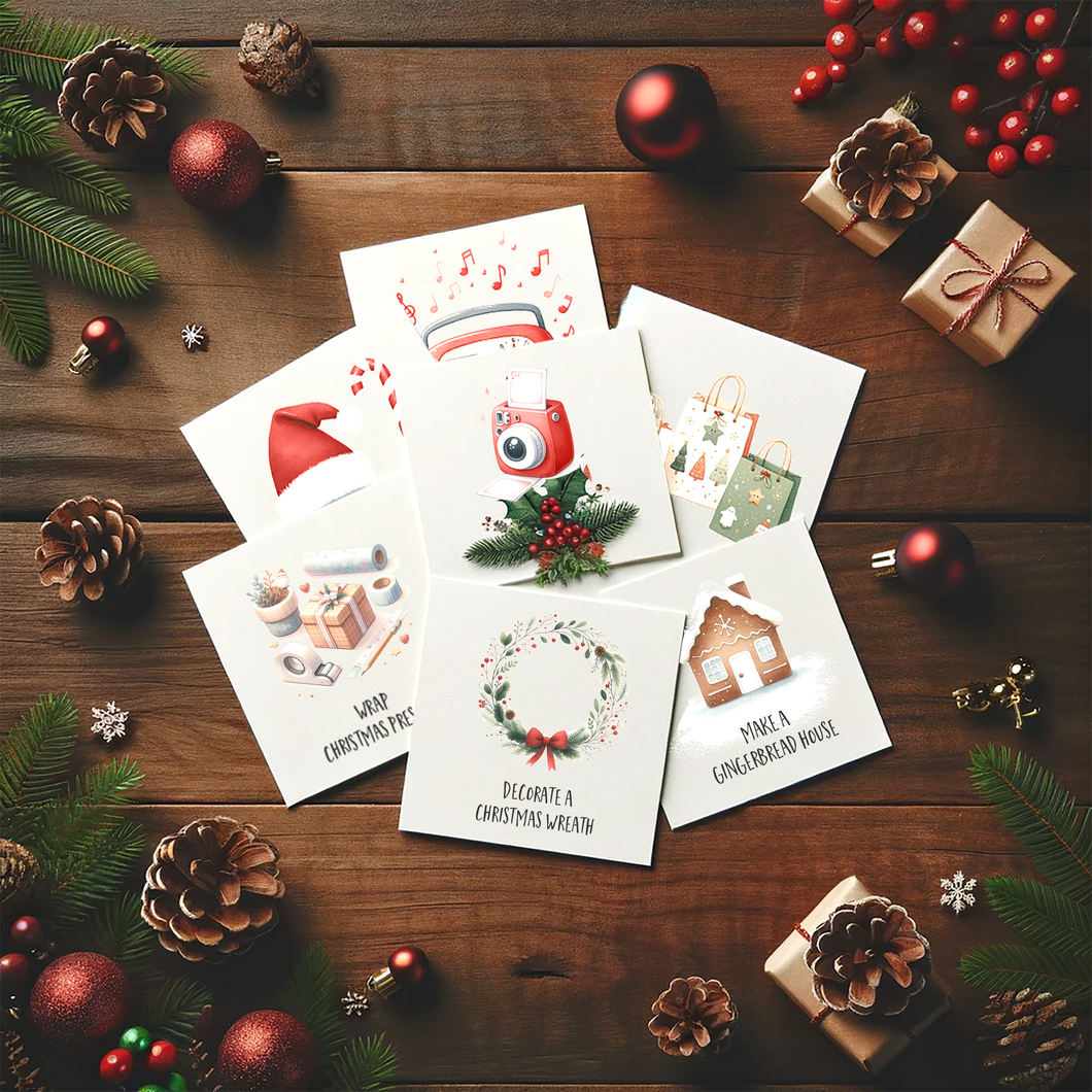 24 Printable Family Advent Calendar Cards
